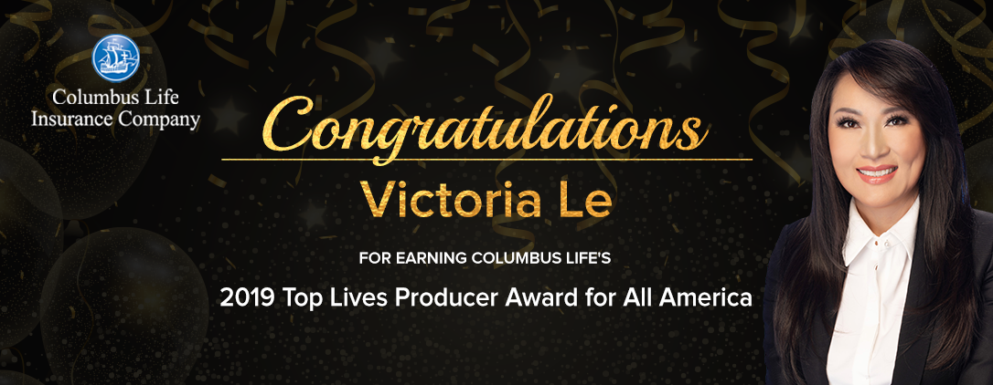 FFS’ Victoria Le 2019 Top Lives Producer Award by Columbus Life